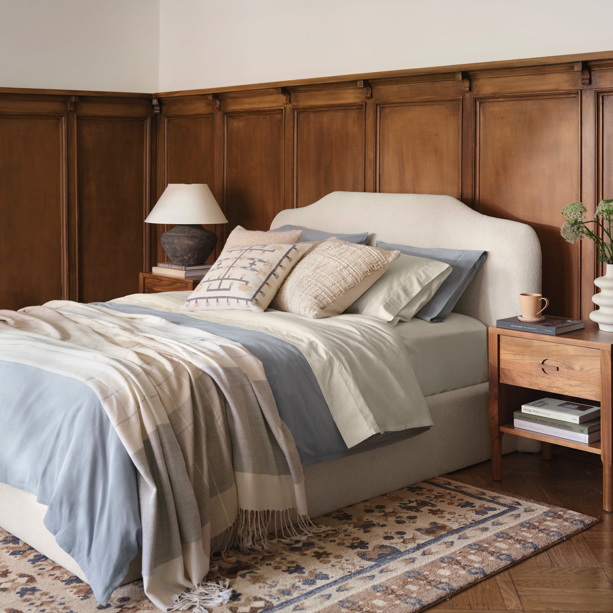 Stonewashed Organic Cotton Percale Duvet Cover - Image 10