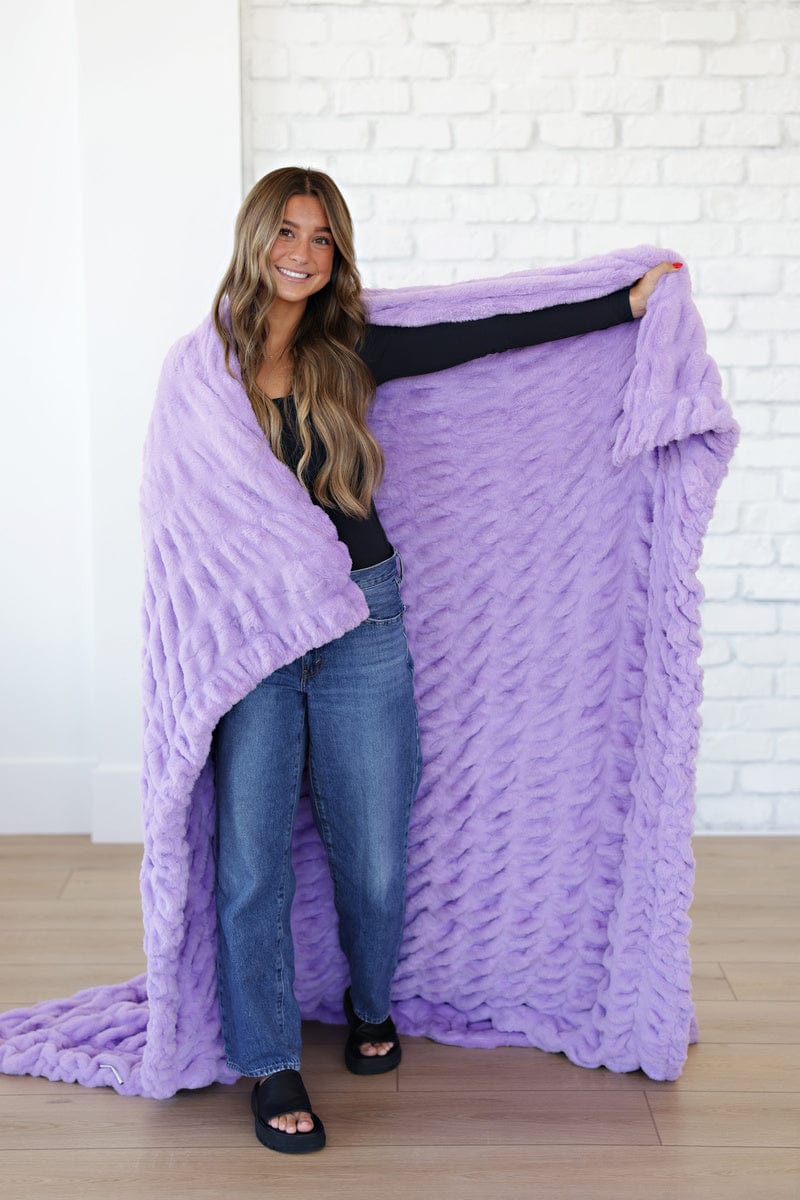 Hugs Lavender Blanket - Image 2