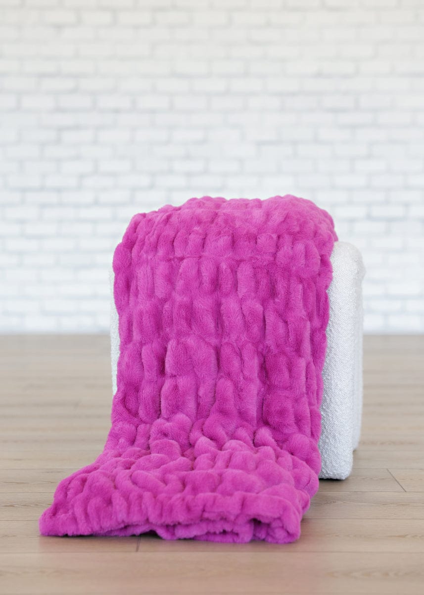 Hugs Rose Violet Blanket - Image 2