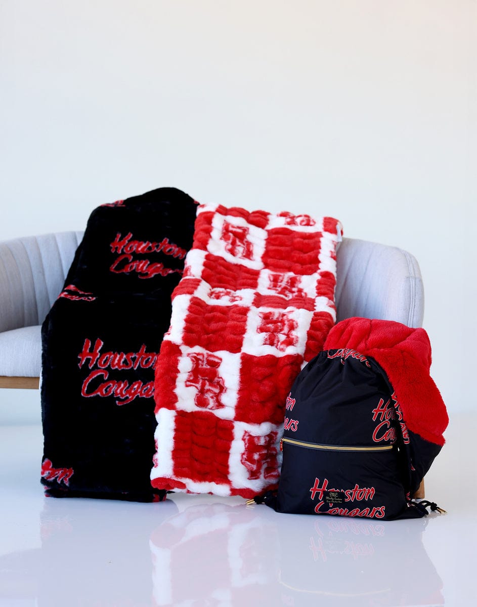 Houston Cougars Hooded Stadium Blanket - Everywhere Blanket - Image 2