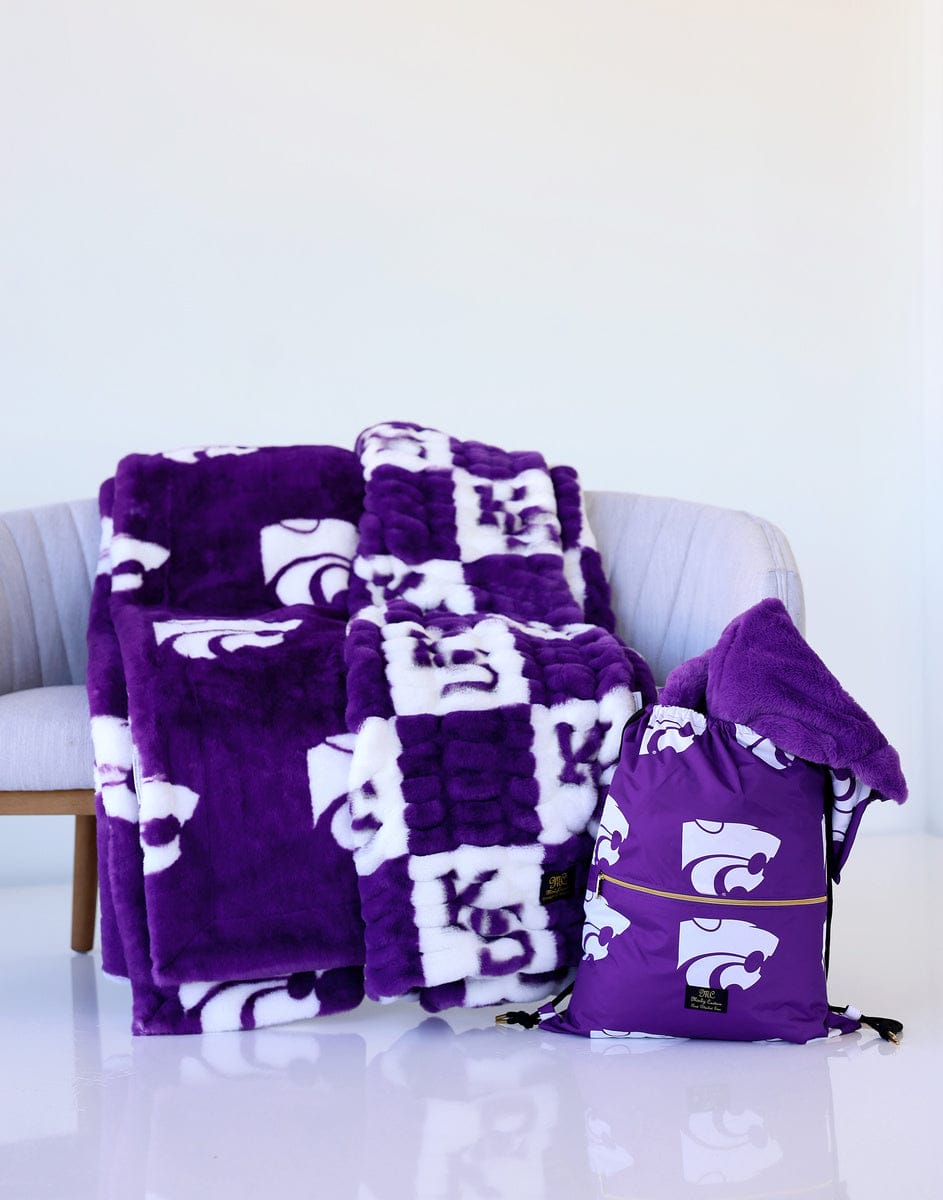 Kansas State Wildcats Blanket - Hugs - Image 2