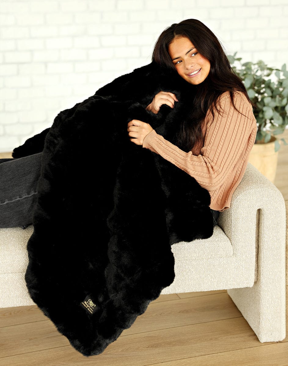 Ultra Cloud Onyx Blanket - Image 2