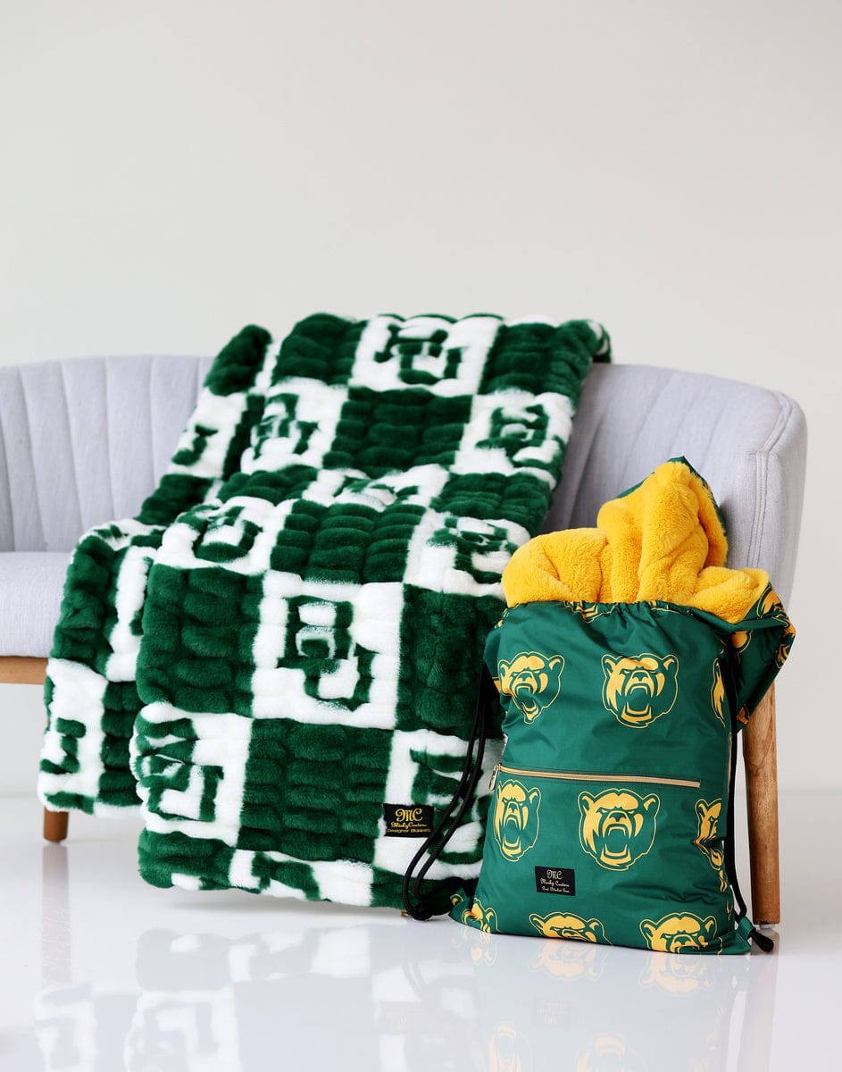 Baylor Bears Hooded Stadium Blanket - Everywhere Blanket - Image 2