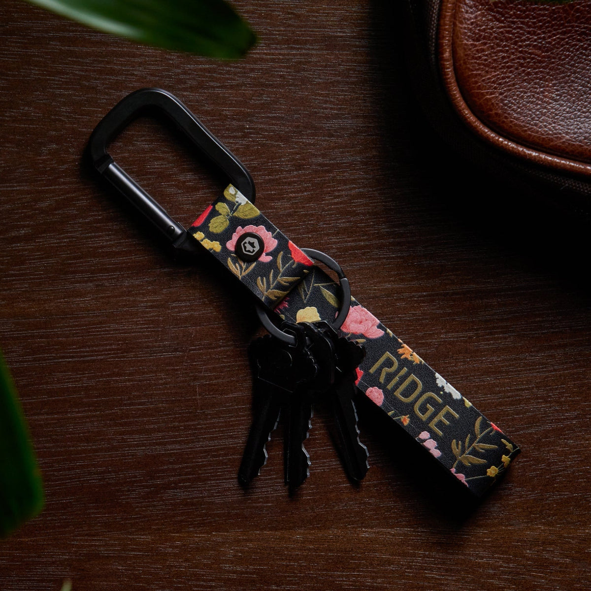 Everyday Keychain - Moonlight Garden Leather - Image 5