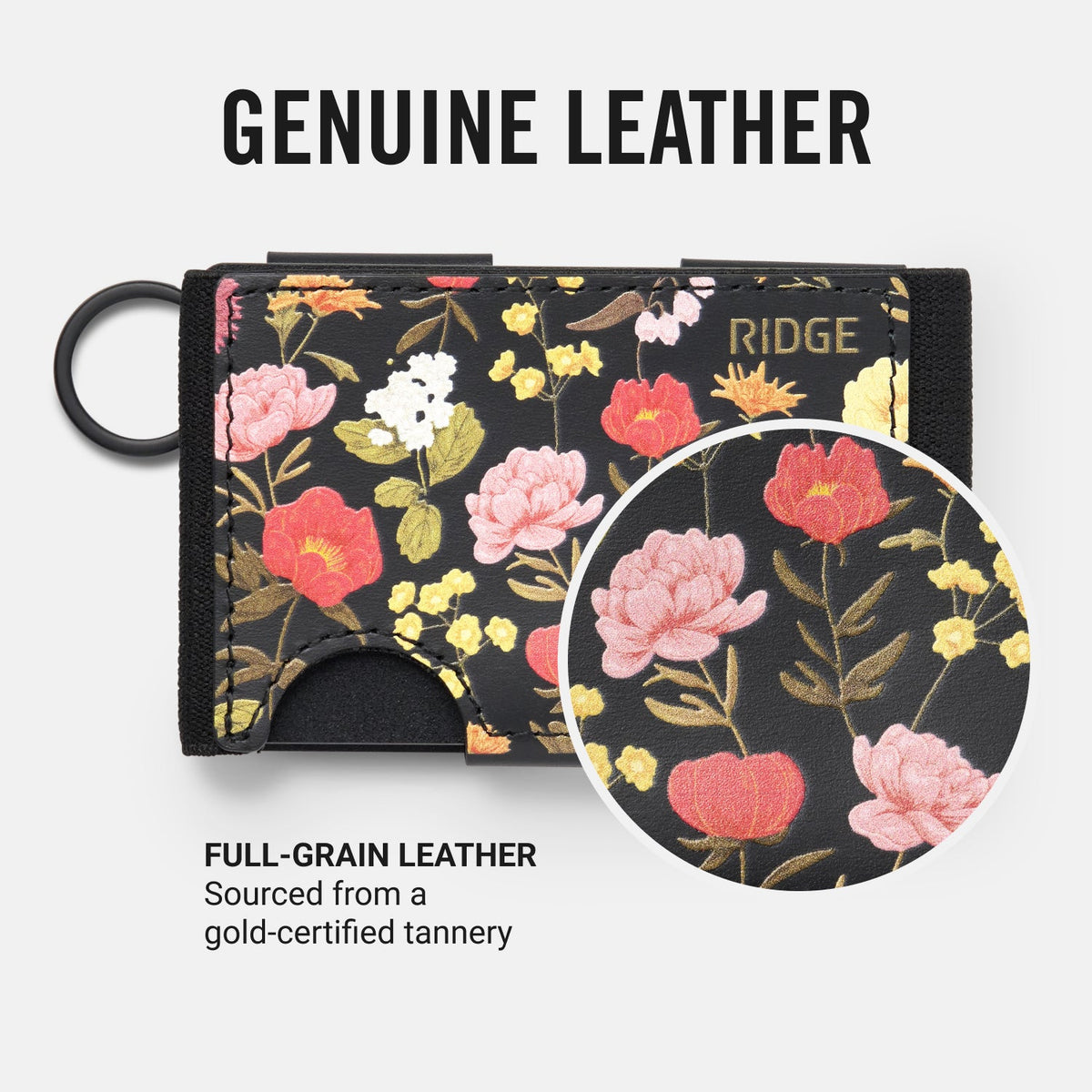 Everyday Keychain - Moonlight Garden Leather - Image 9