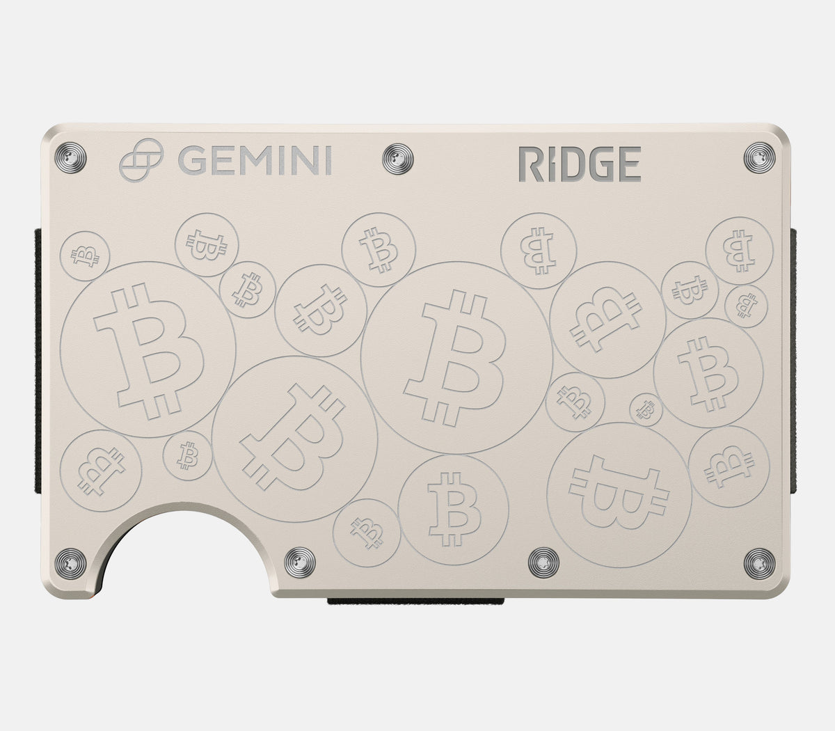 Ridge Wallet - Gemini BTC - White - Image 2