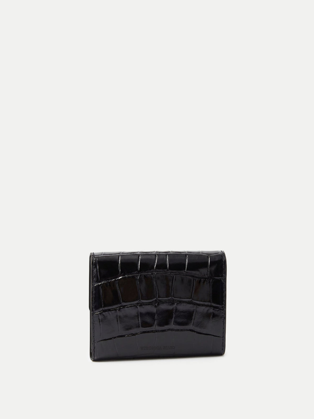Croc-Embossed Flap Card Holder - Image 4