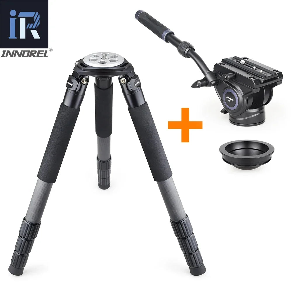 Innorel RT90C (LT404C) Heavy Duty Tripod - Add F80 fluid head