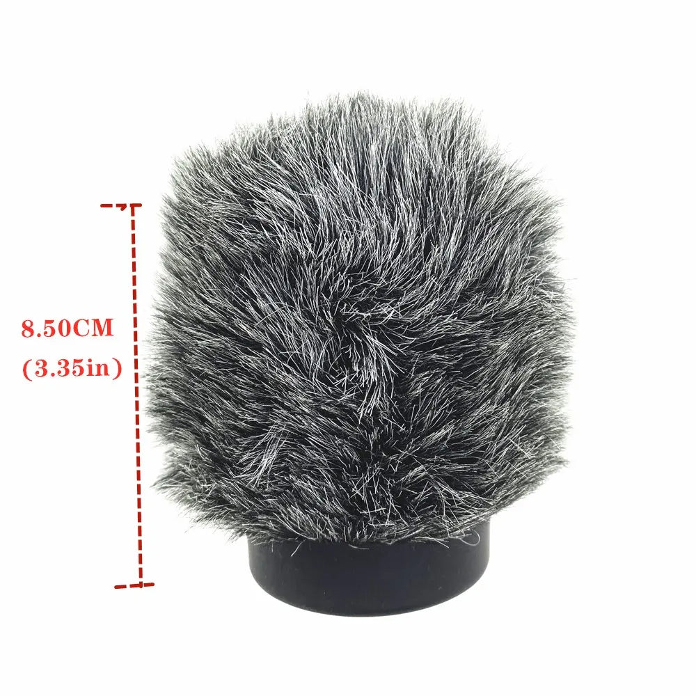 Dead Cat Slip-on Furry Windshield Cover - Grey 8.50CM