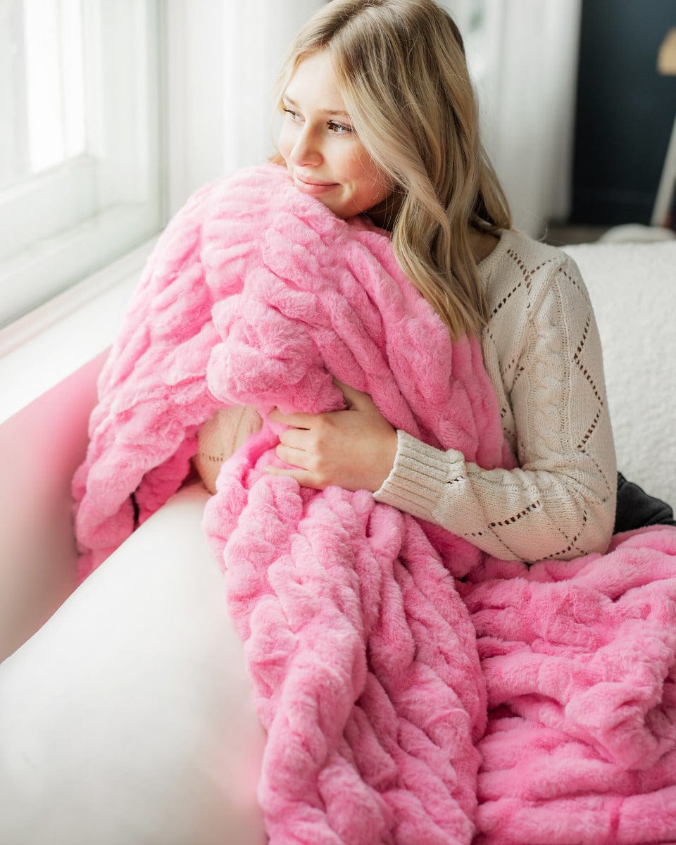 Hugs Pink Blanket - Image 2