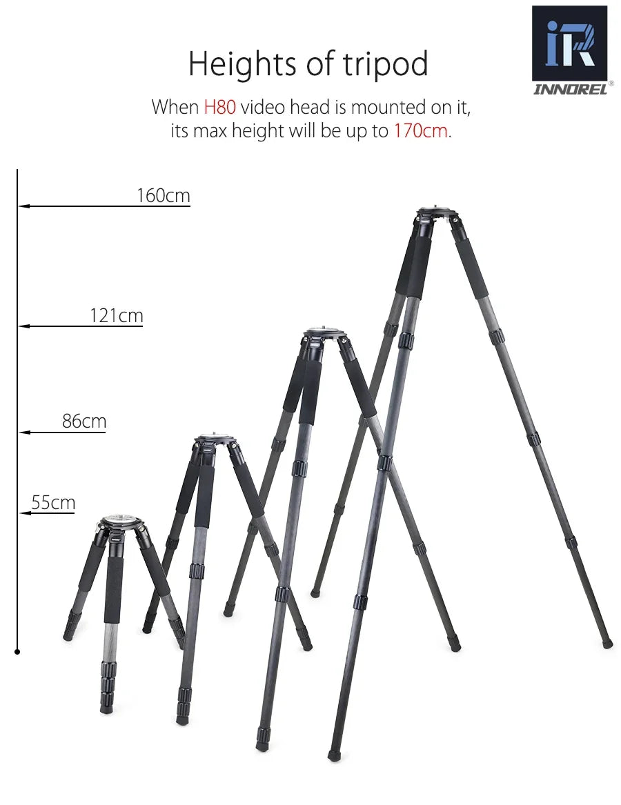 Innorel RT90C (LT404C) Heavy Duty Tripod - Image 18