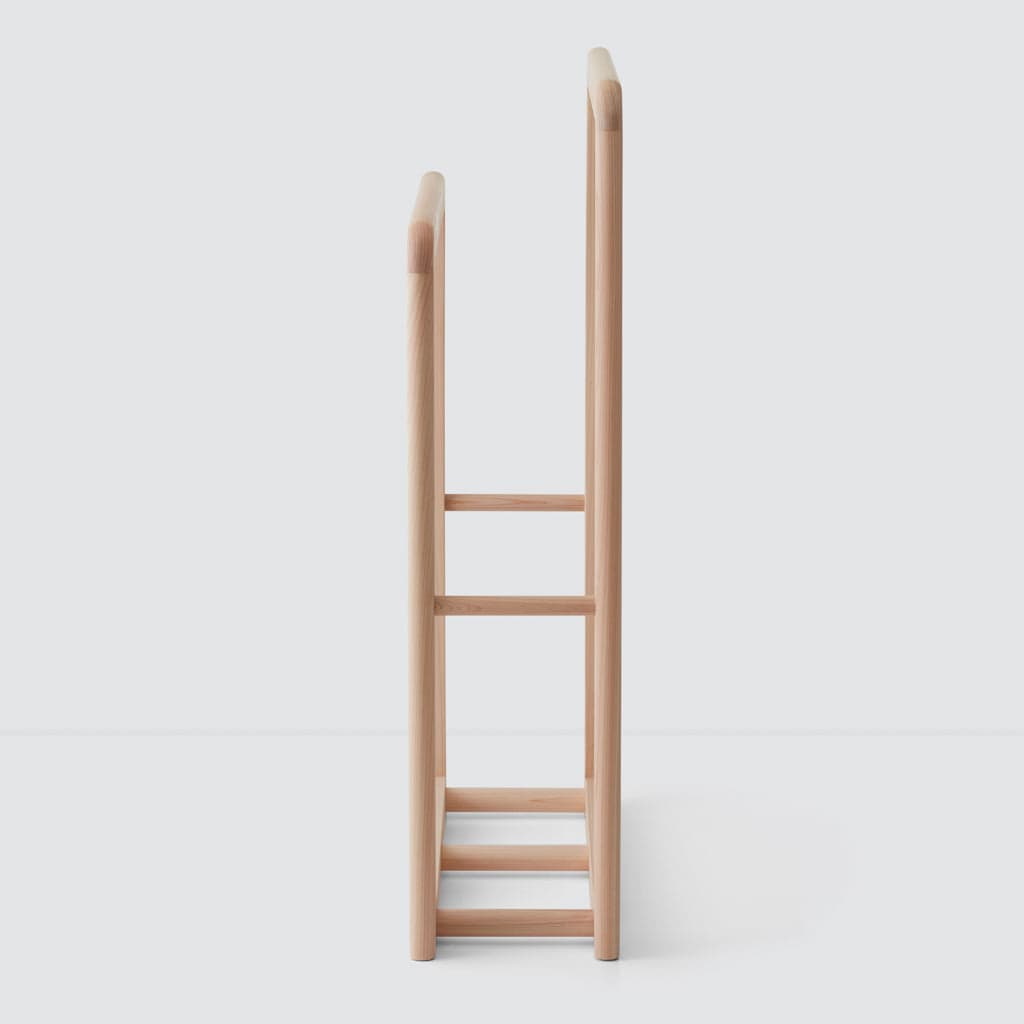 Hinoki Wood Standing Rack - Image 4