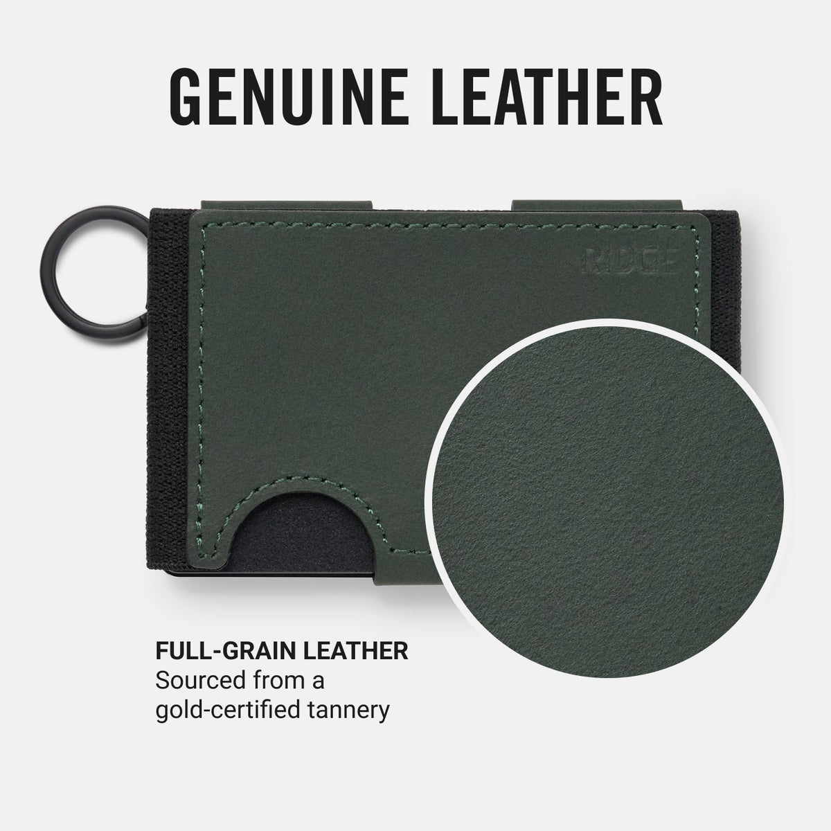 Everyday Keychain - Midnight Black Leather - Image 8