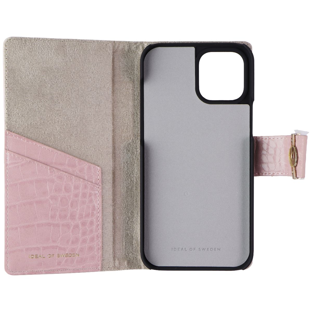 iDeal of Sweden Cora Phone Wallet for iPhone 12 Pro Max - Rose Croco - New - Image 3