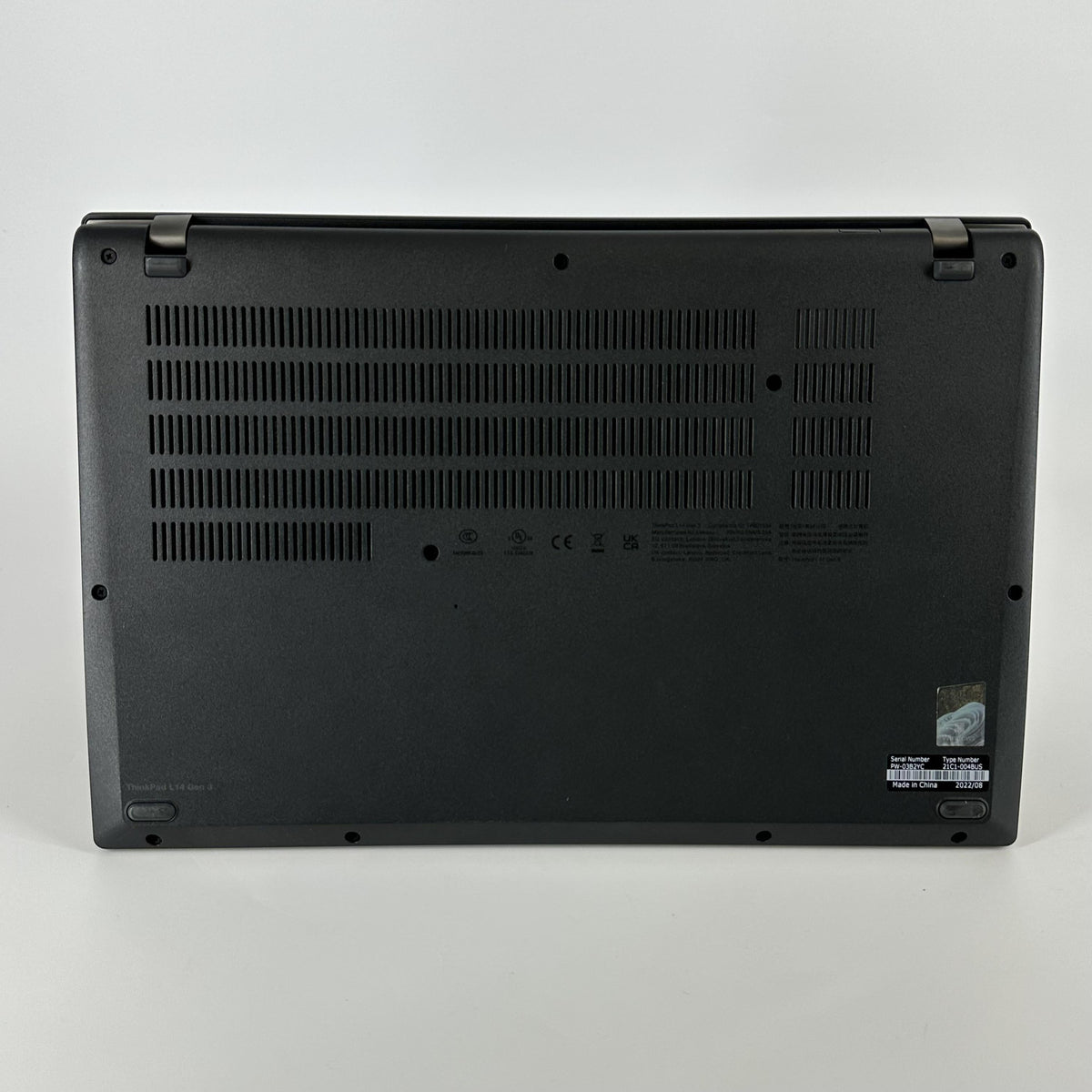 Lenovo ThinkPad L14 Gen 3 Black 1.7 GHz Intel Core i7 12th Gen. 16GB RAM 256GB Solid State Drive - Image 10