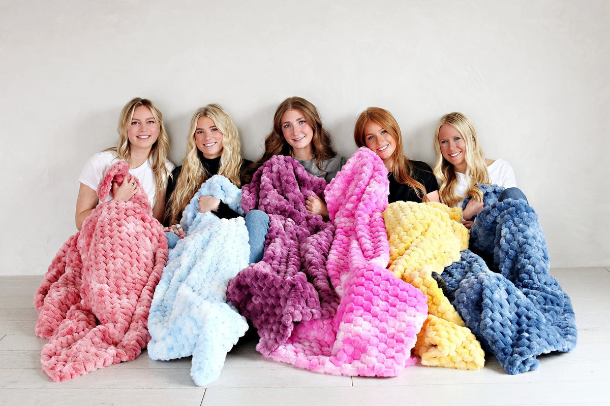 Belgian Waffle Raspberry Blanket - Image 6