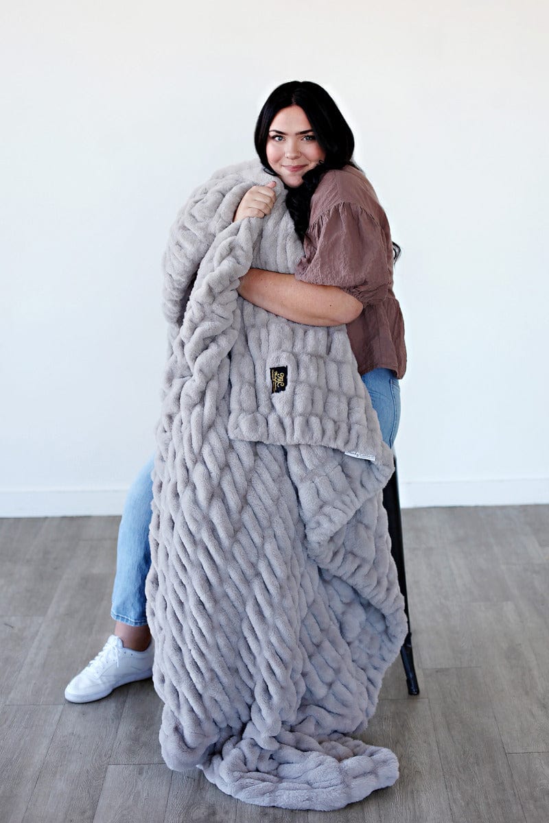Biggest Hugs Tranquil Dove Blanket
