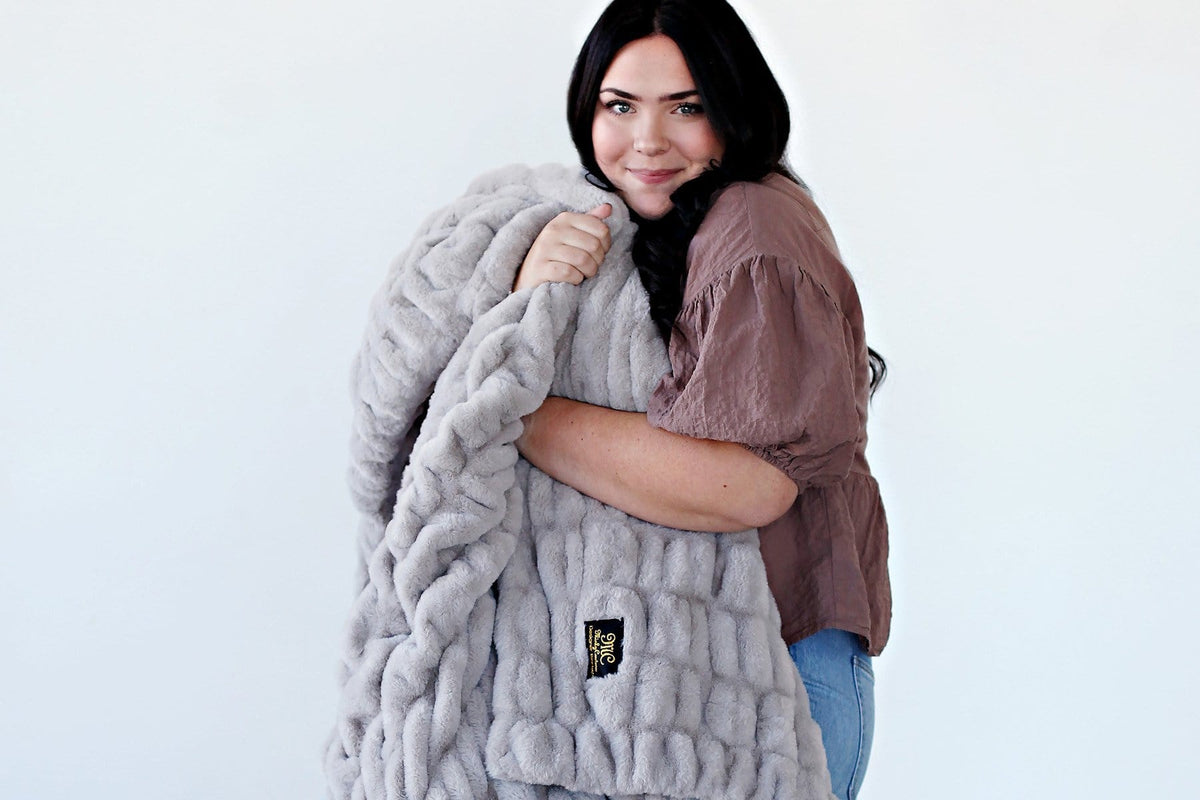 Hugs Tranquil Dove Blanket - Image 3