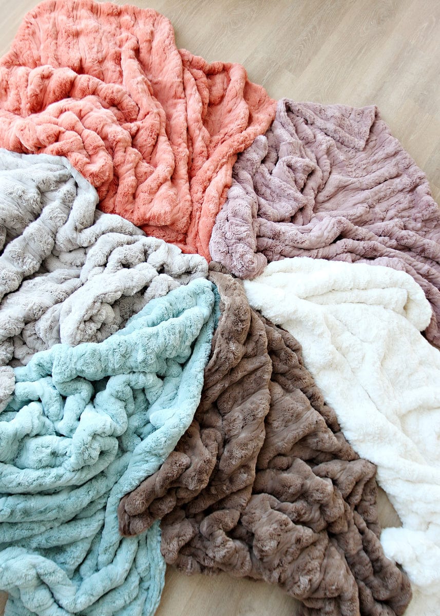 Ultra Sorbet Marshmallow Cream Blanket - Image 6