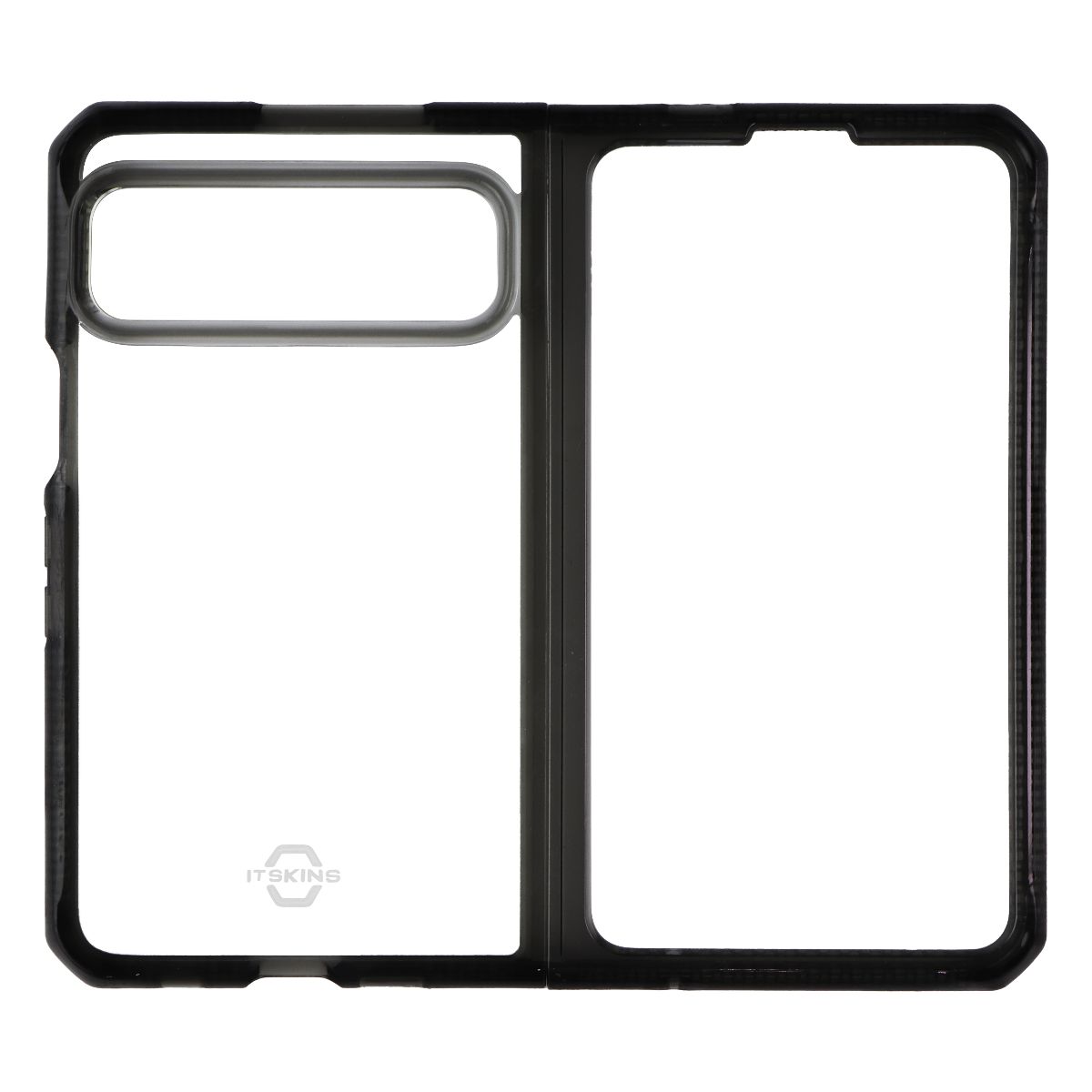 ITSKINS Hybrid_R Clear Case for Google Pixel Fold - Black/Transparent - New