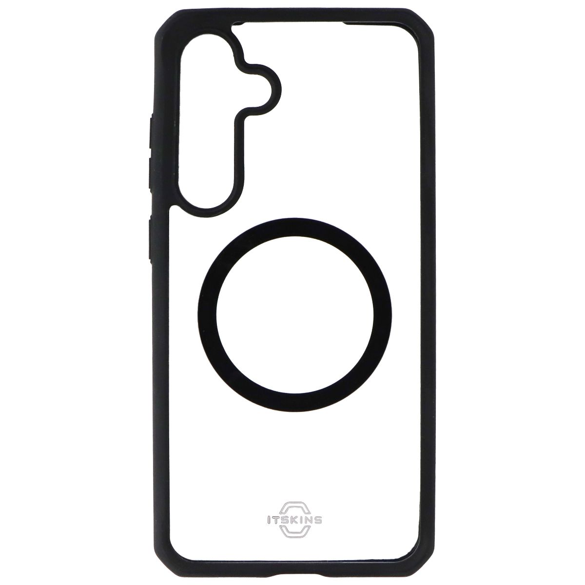 ITSKINS Hybrid_R // Solid Case for Samsung Galaxy S24 Plus - Black / Transparent - New - Image 2