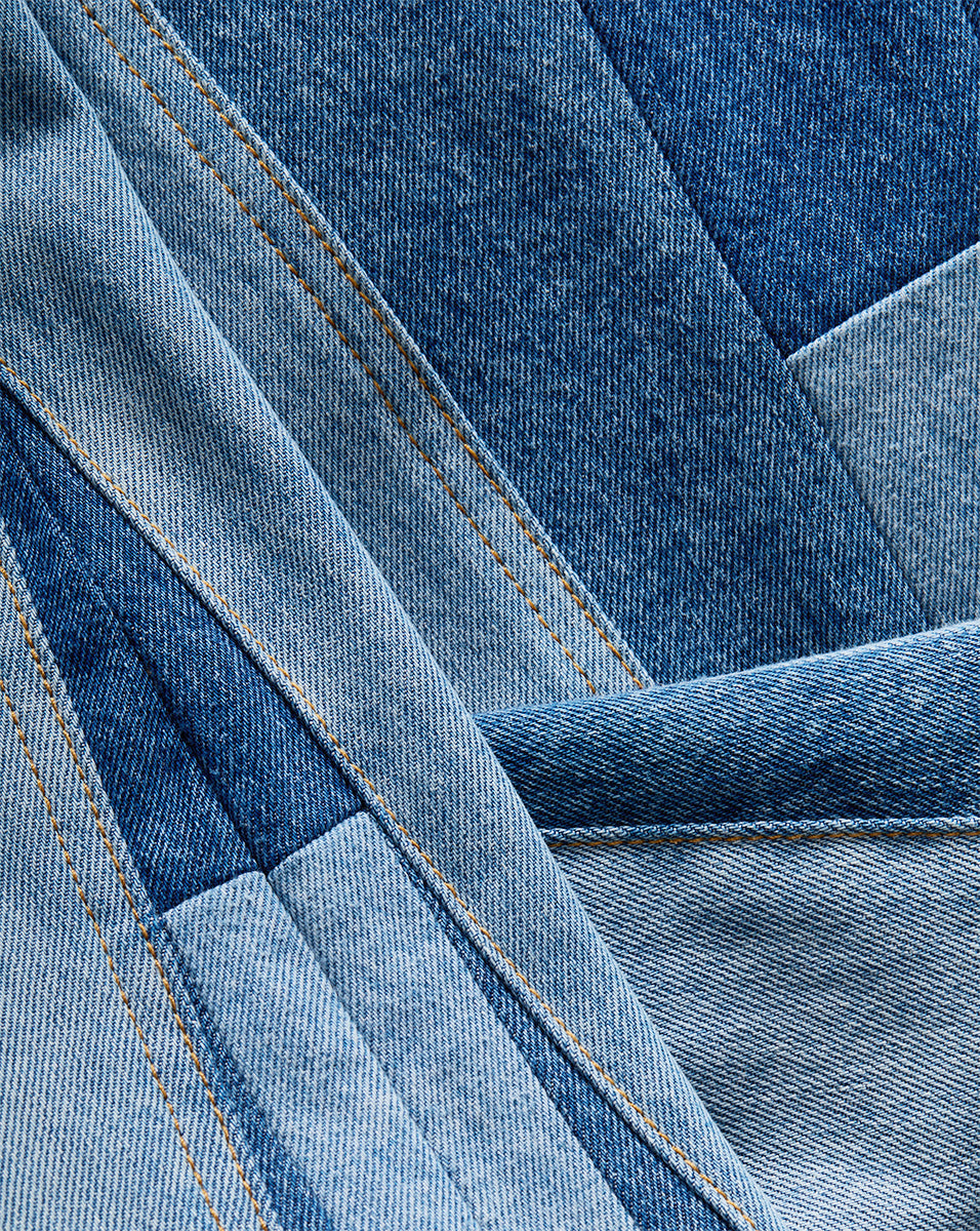 Vicki Patchwork Wide-Leg Jean - Image 5