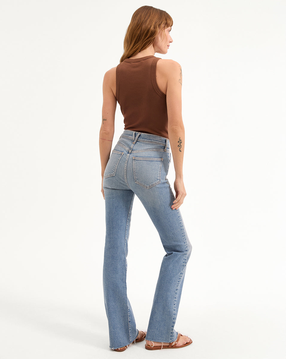 Cameron Raw Hem Bootcut Jean - Image 5