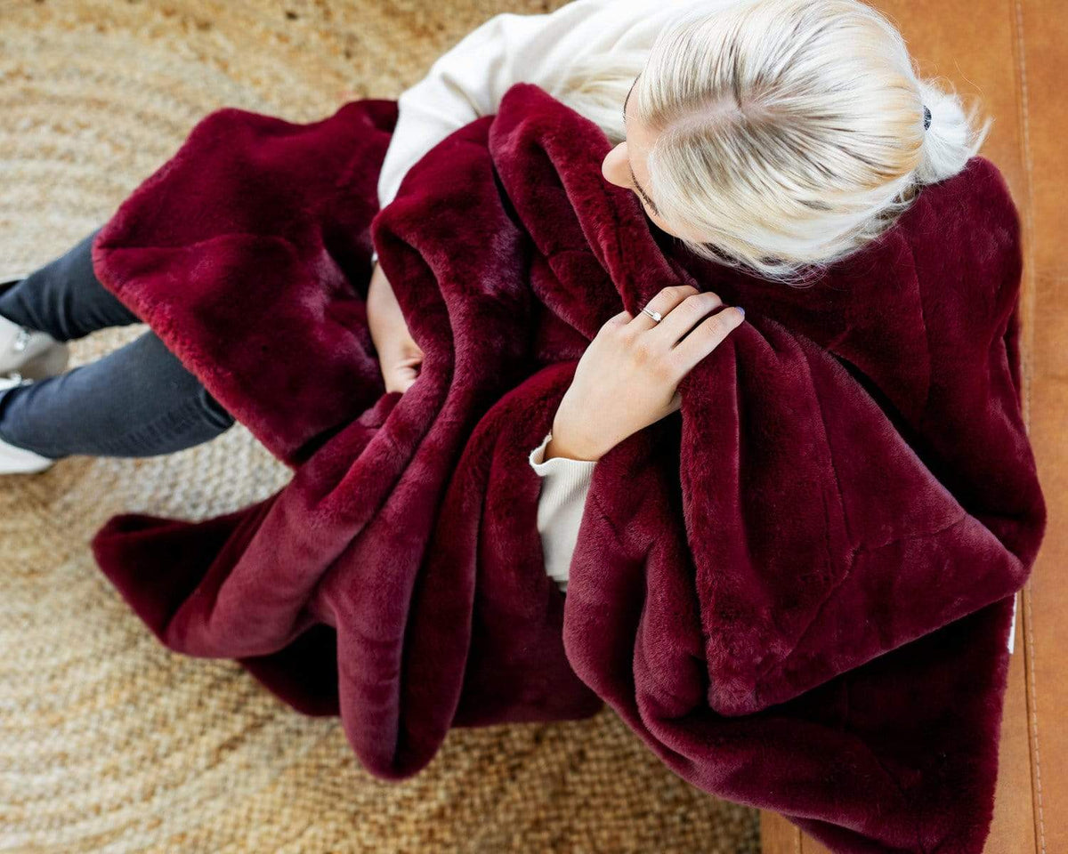 Lush Wine Blanket - Image 2