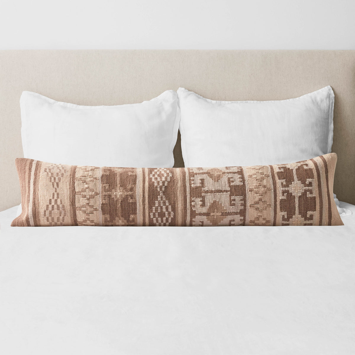 Kayra Kilim Lumbar Pillow - Sand