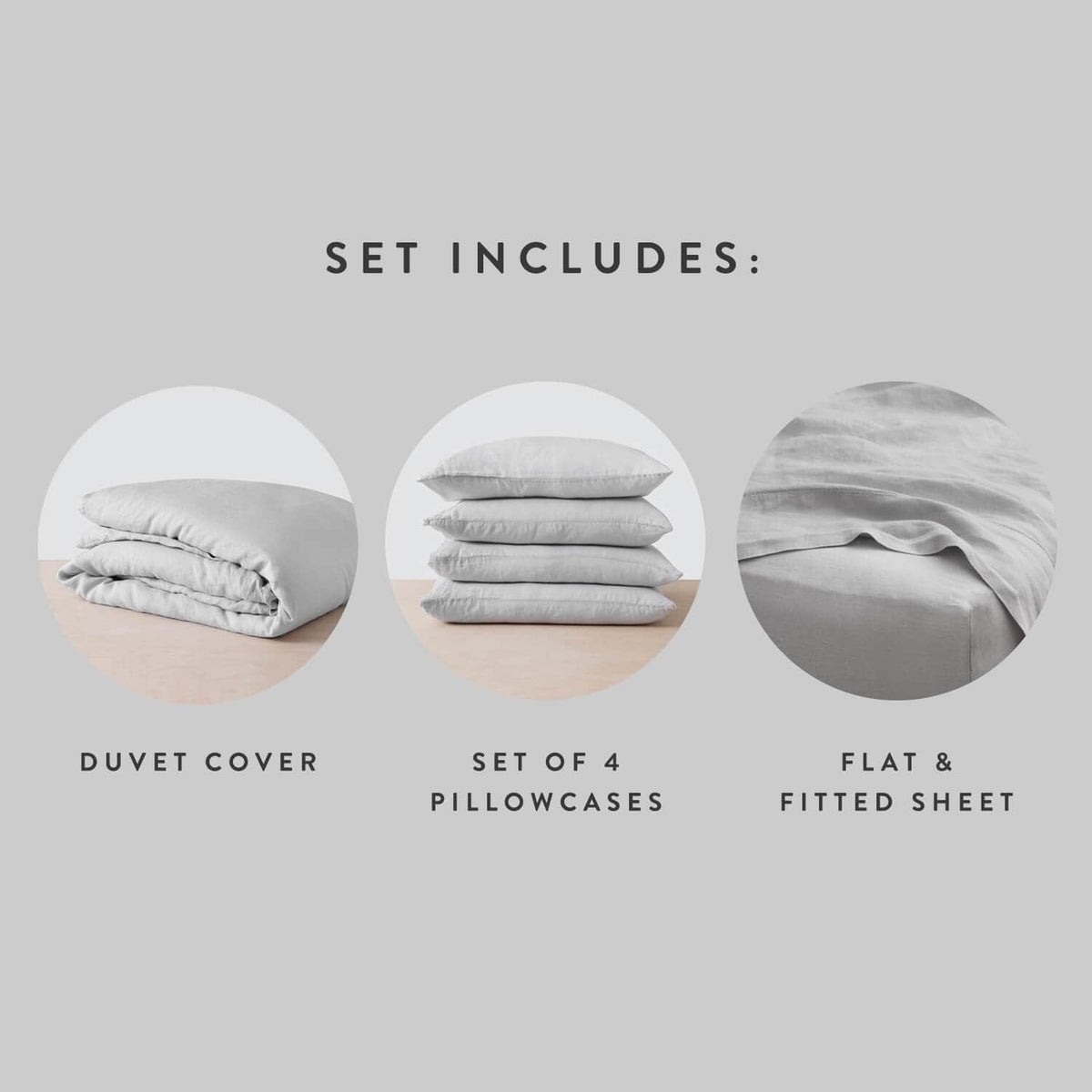 Stonewashed Linen Bed Bundle - Image 43