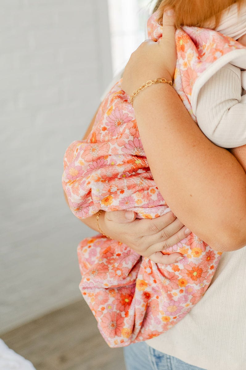 Boho Floral Wearable Minky Blanket - Image 12