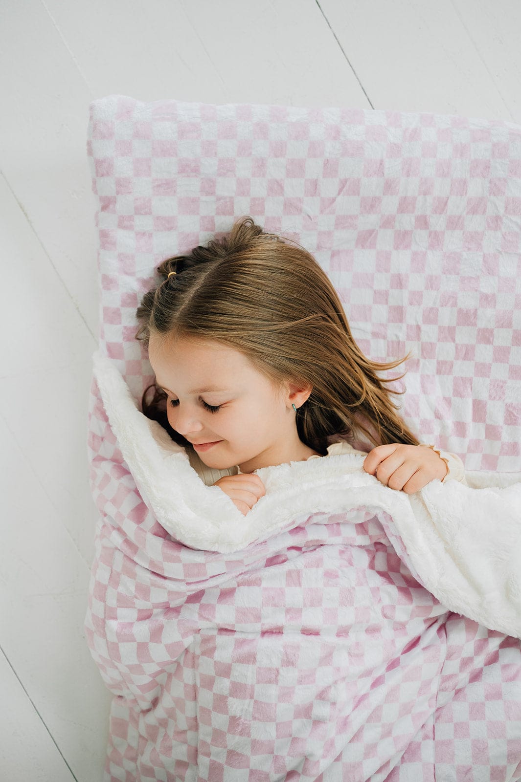 Sleeping Bag - Pink Check - Image 4