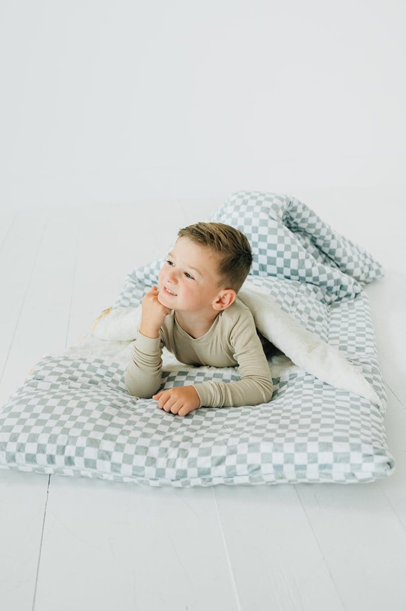 Sleeping Bag - Sage Check - Image 3