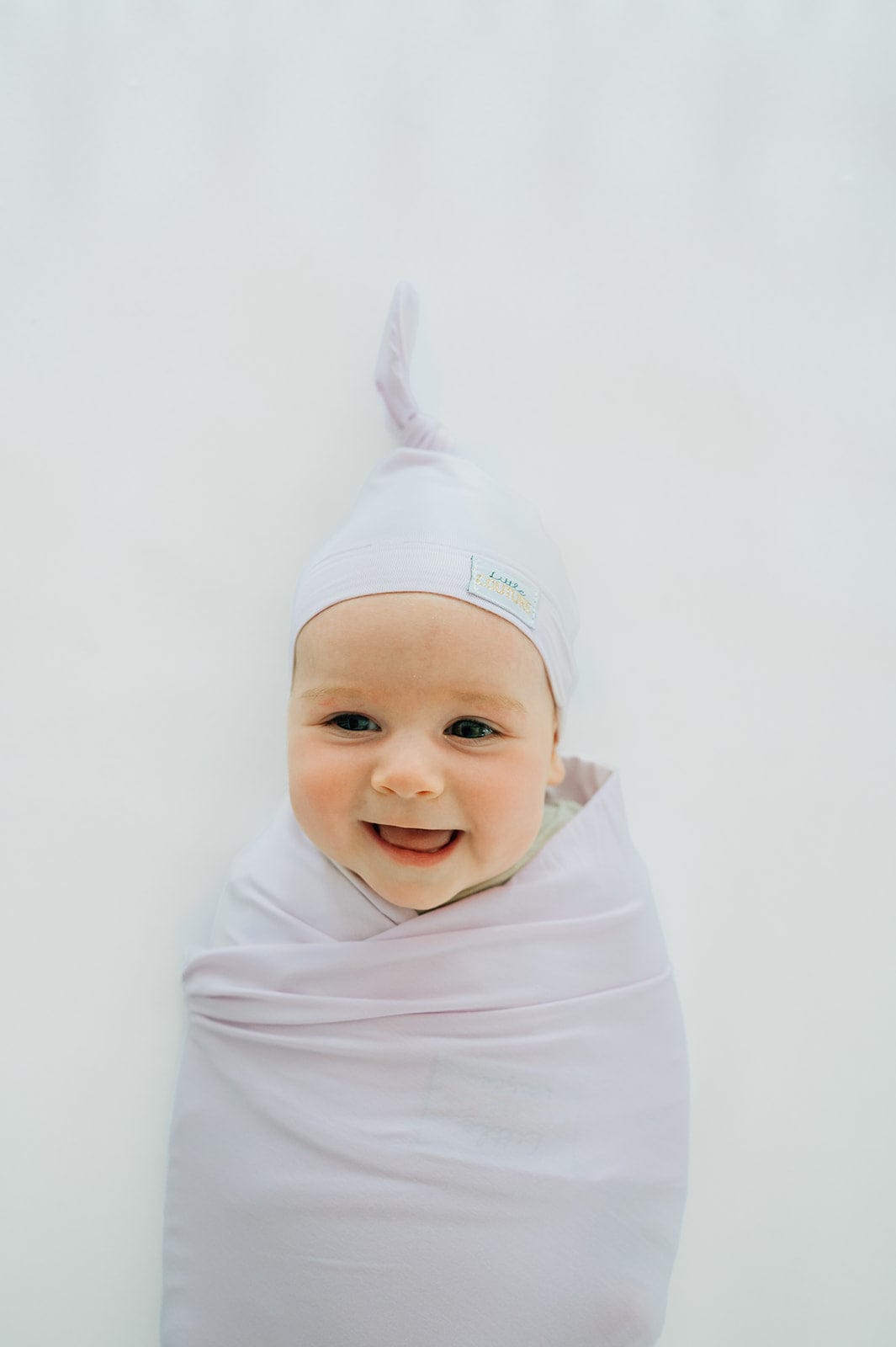 Swaddle and Hat - Lavender - Image 2