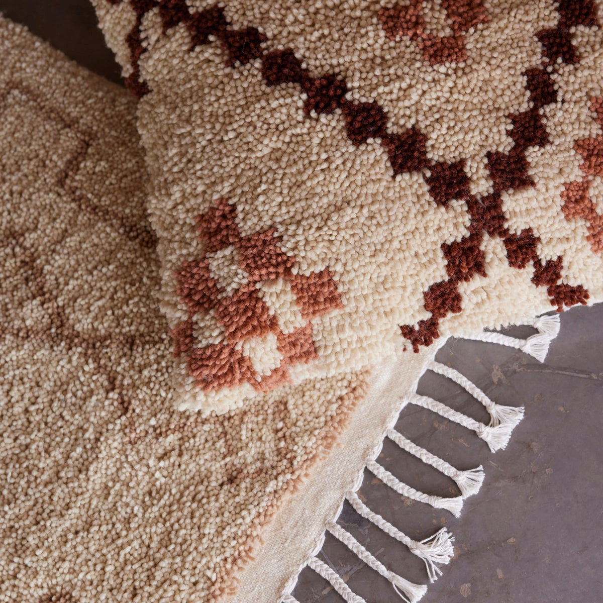 Rahim Hand-Knotted Beni Ourain Area Rug - Image 5