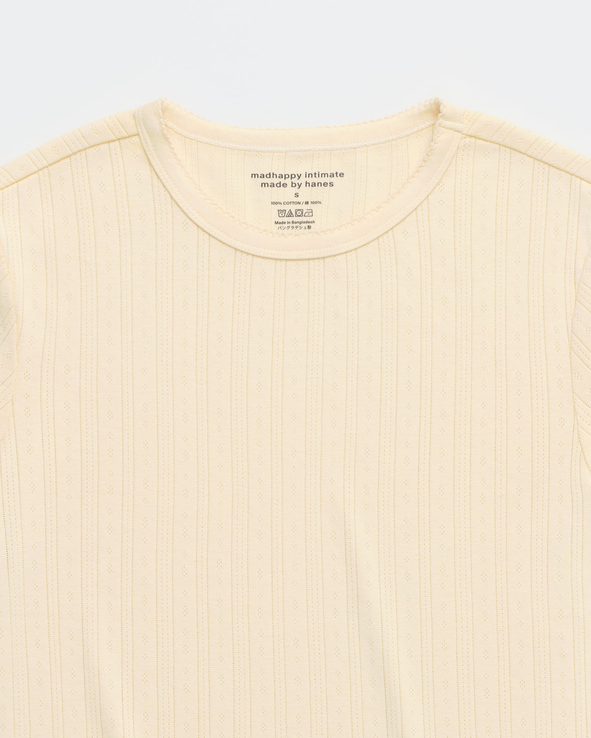 Hanes Pointelle Baby Tee - Image 2