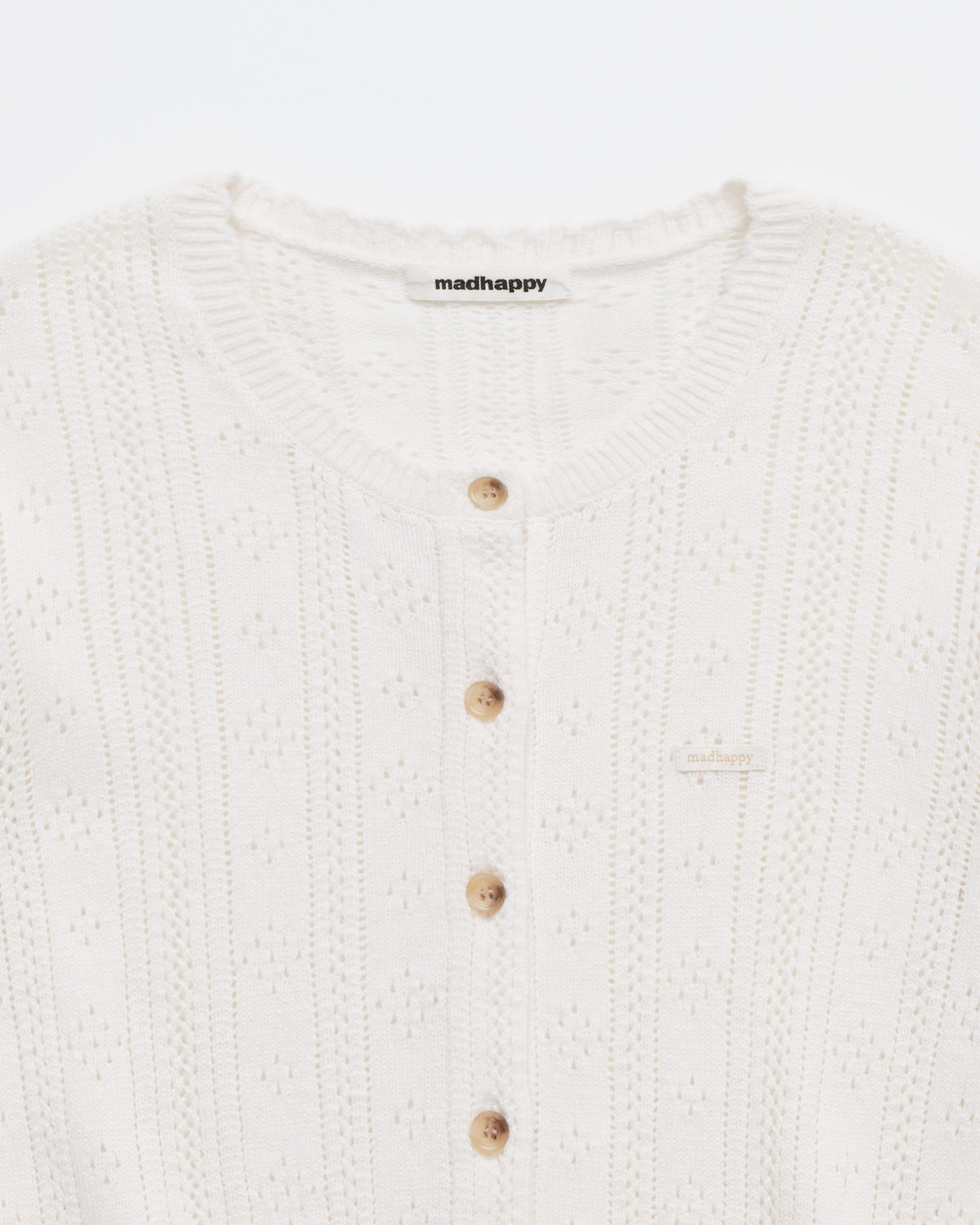 Pointelle Knit Cardigan - Image 2