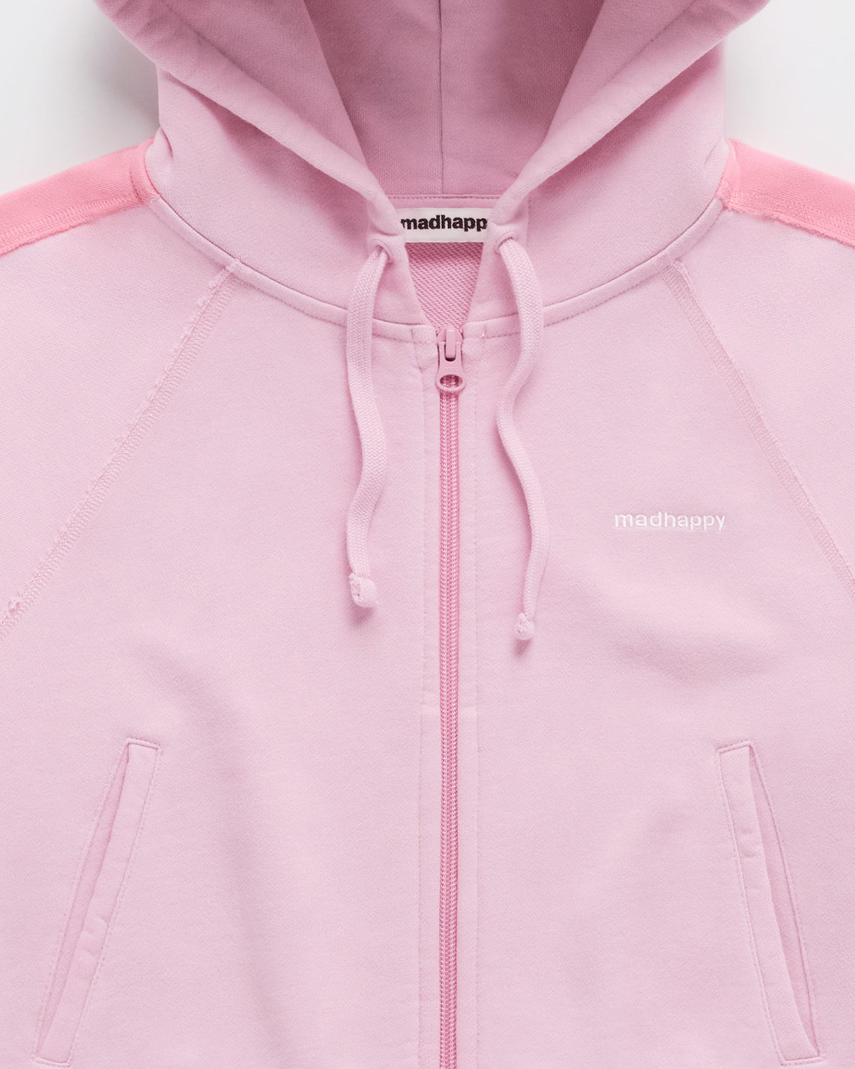 Lounge Cropped French Terry Zip Up - Image 3