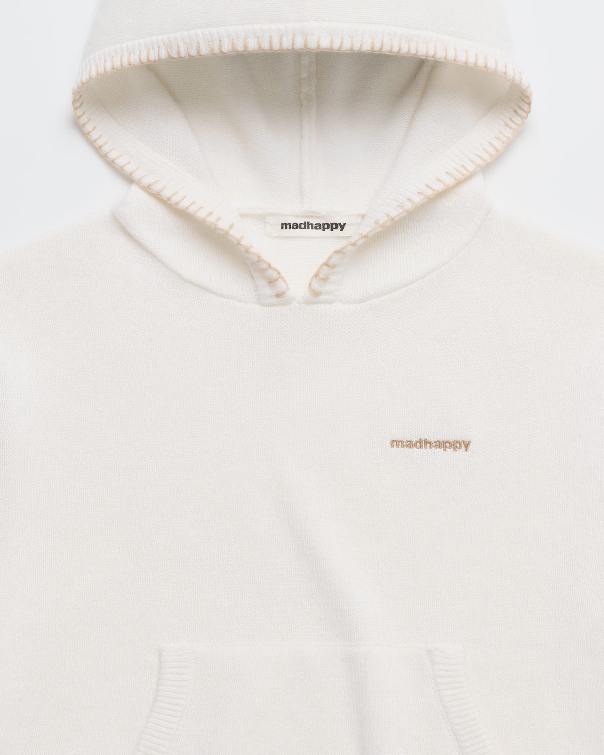 Shrunken Pullover Sweater Hoodie - Image 2