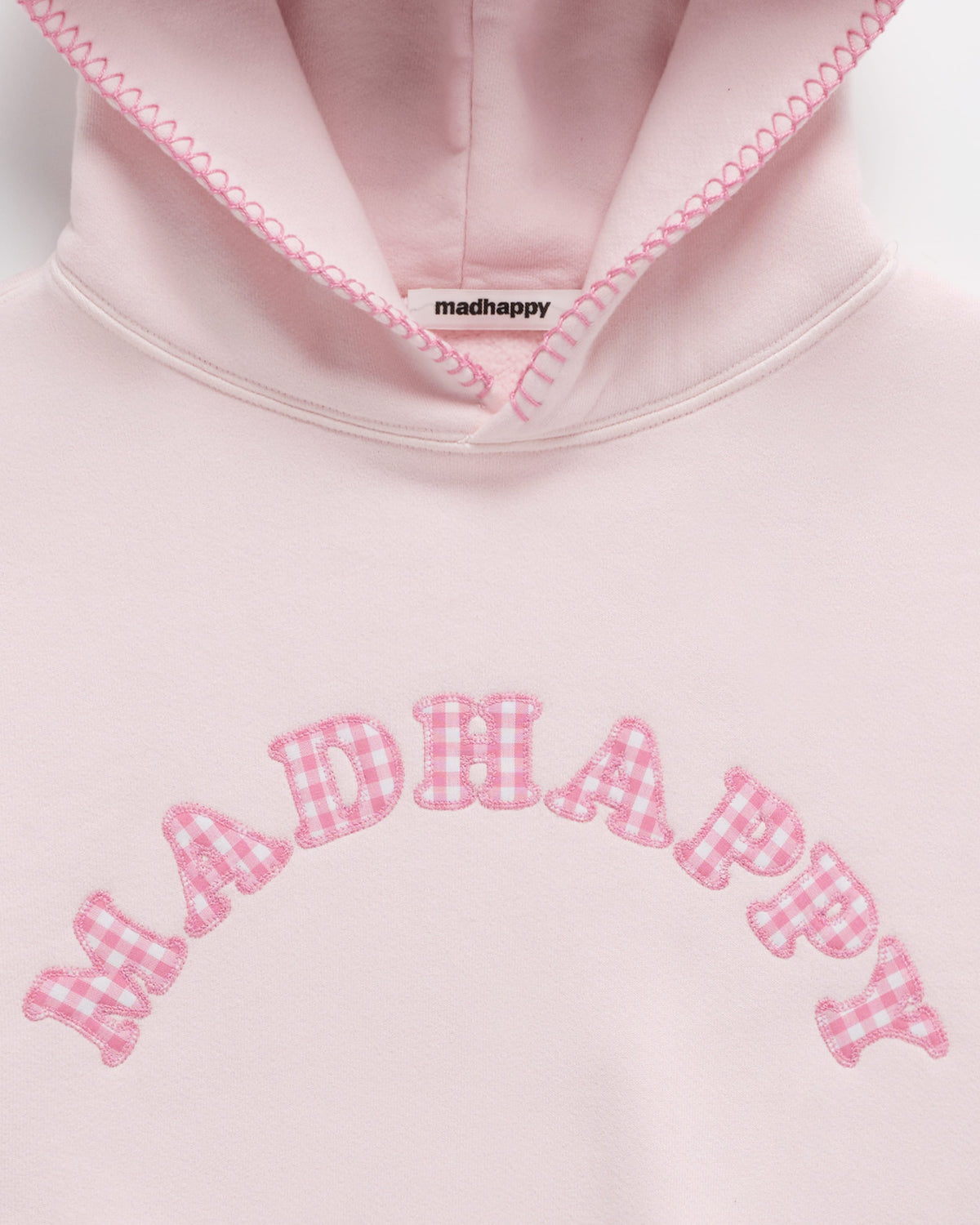 Gingham Cooper Fleece Hoodie - Image 3
