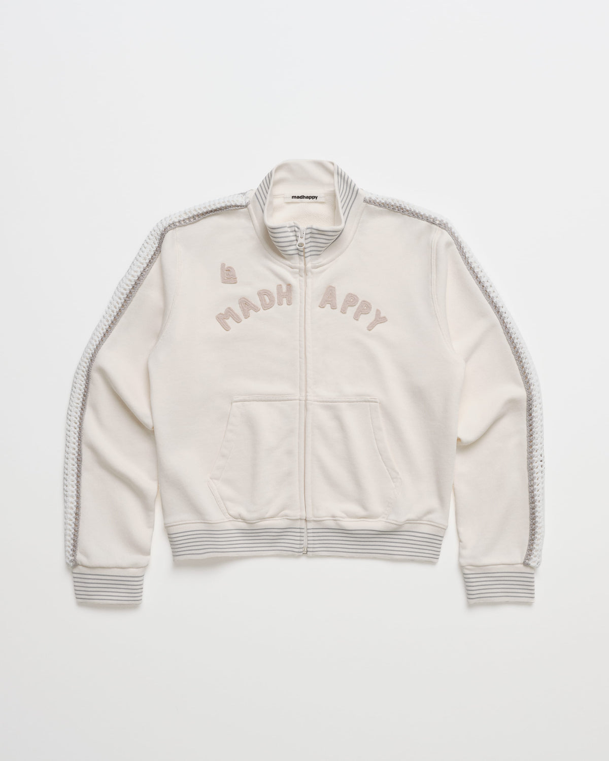 Crochet Trim Track Jacket