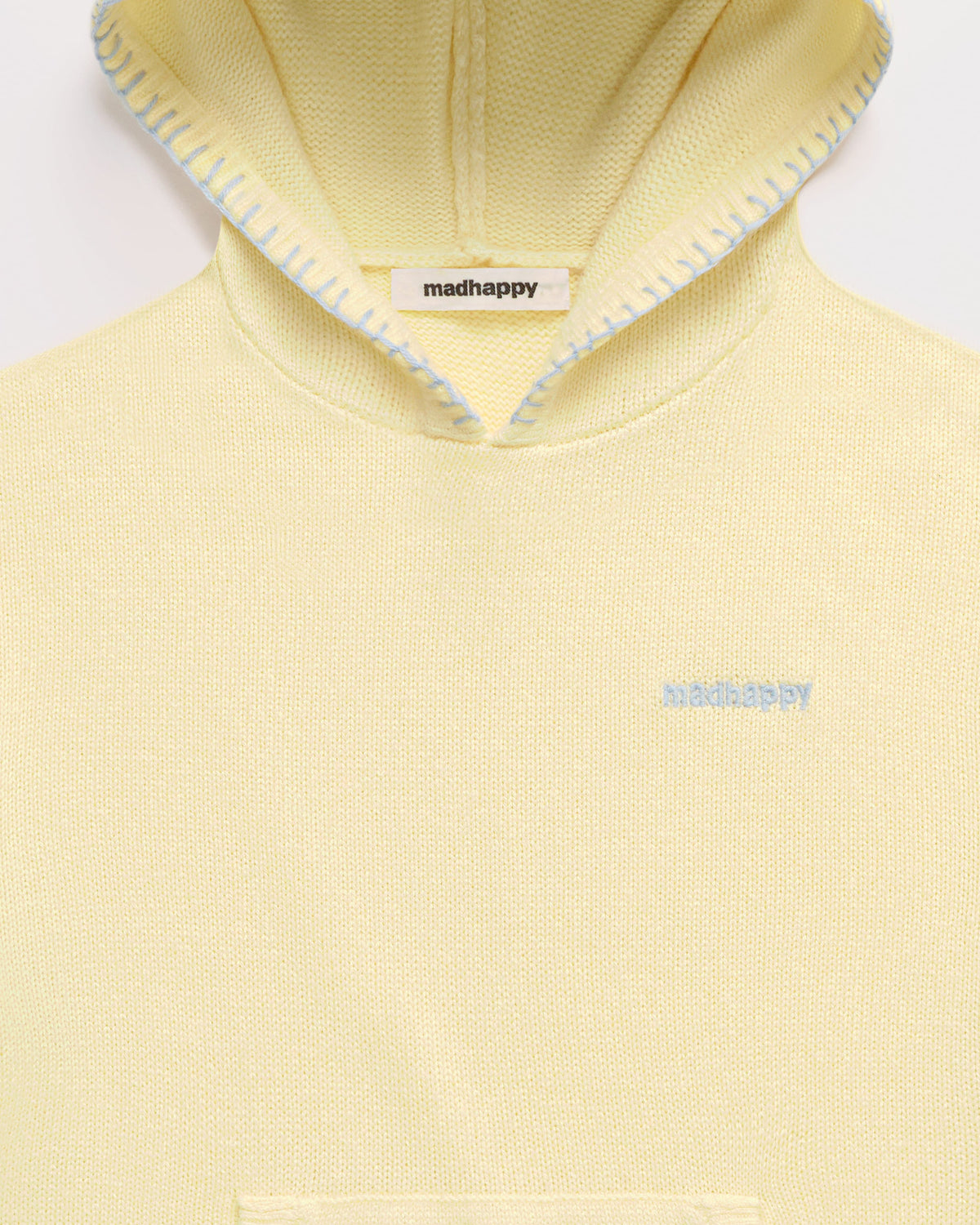 Shrunken Pullover Sweater Hoodie - Image 2