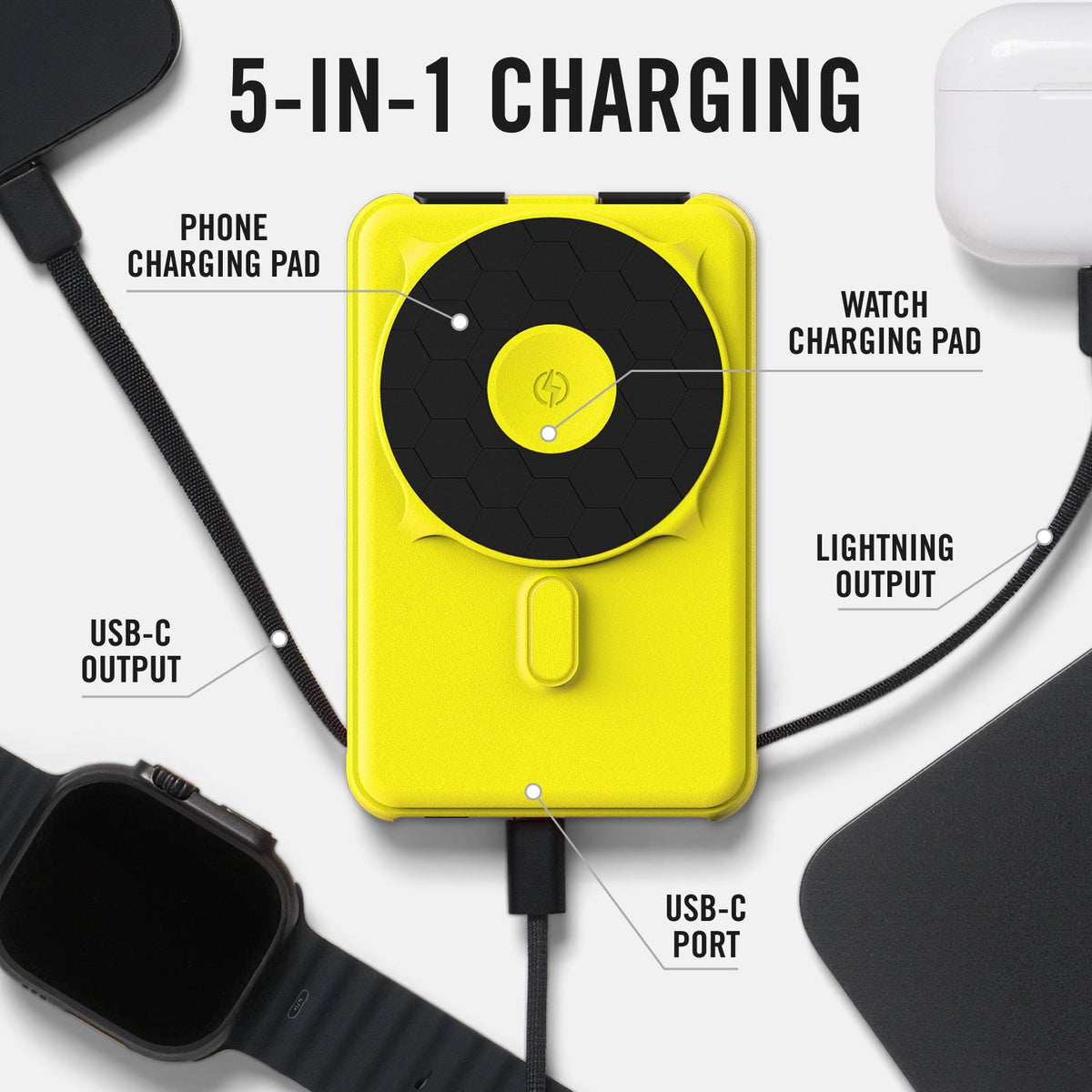 Magnetic Power Bank Bundle (2-Pack) - Hyper Lime - Image 9