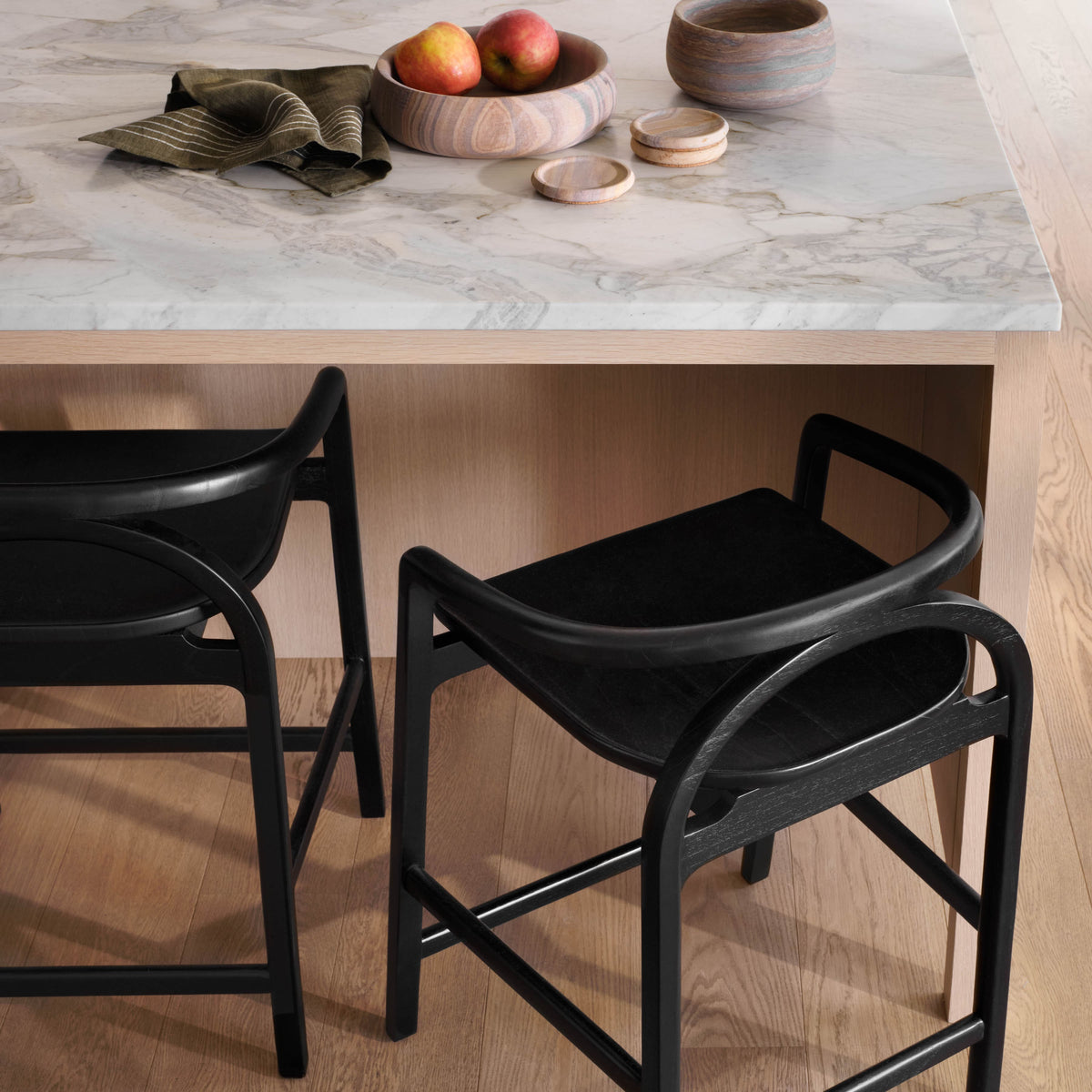 Meru Counter Stool - Black - Image 4