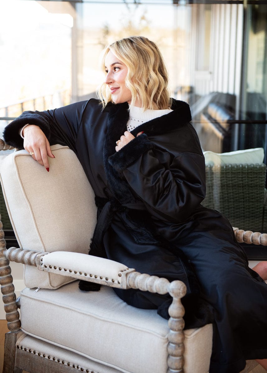 Satin Black Robe - Image 2