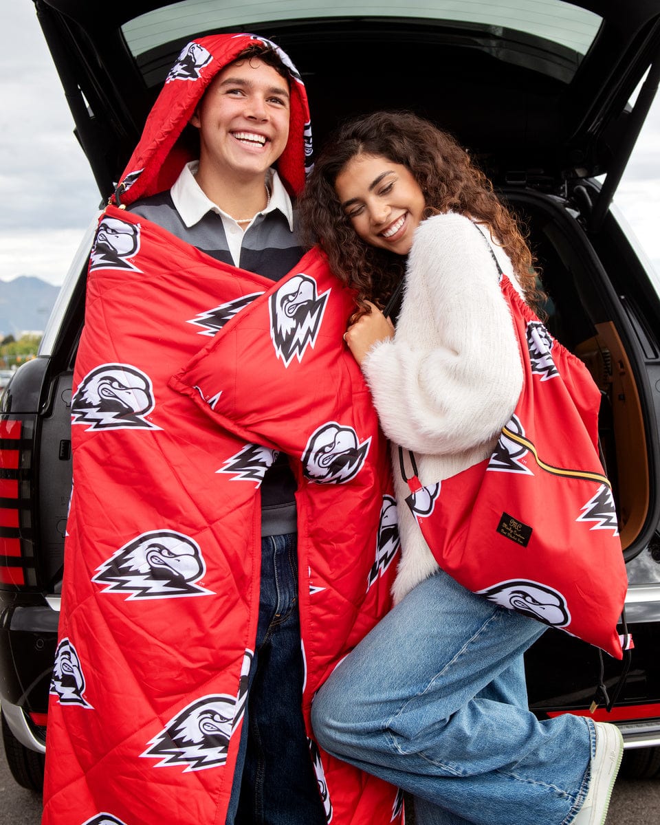 Southern Utah Thunderbirds Hooded Stadium Blanket - Everywhere Blanket - Image 2