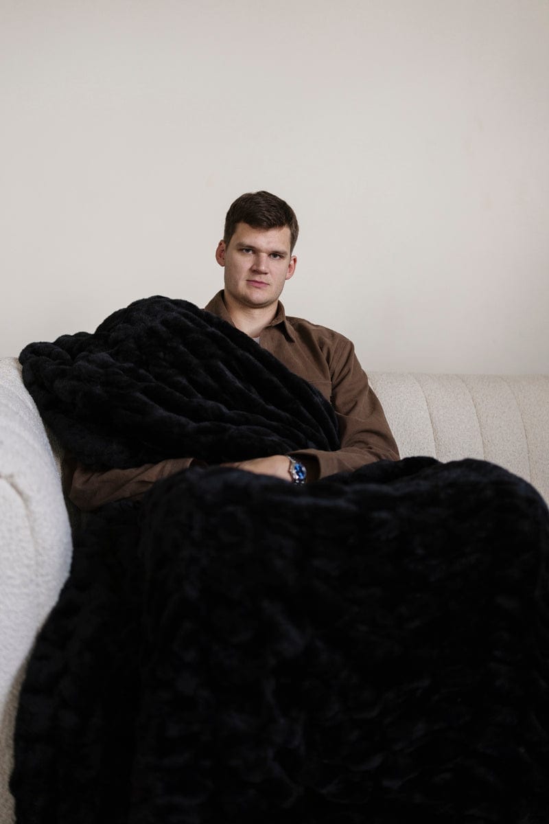 Walker Kessler Biggest Hugs Black Blanket