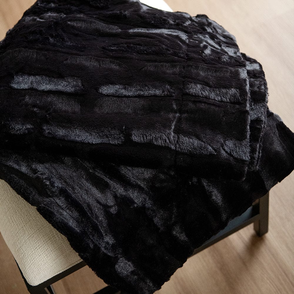 Sorbet Black Blanket - Image 2