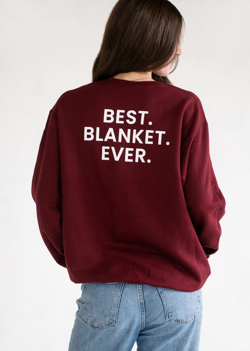 Minky Couture Sweatshirt - Maroon - Image 2