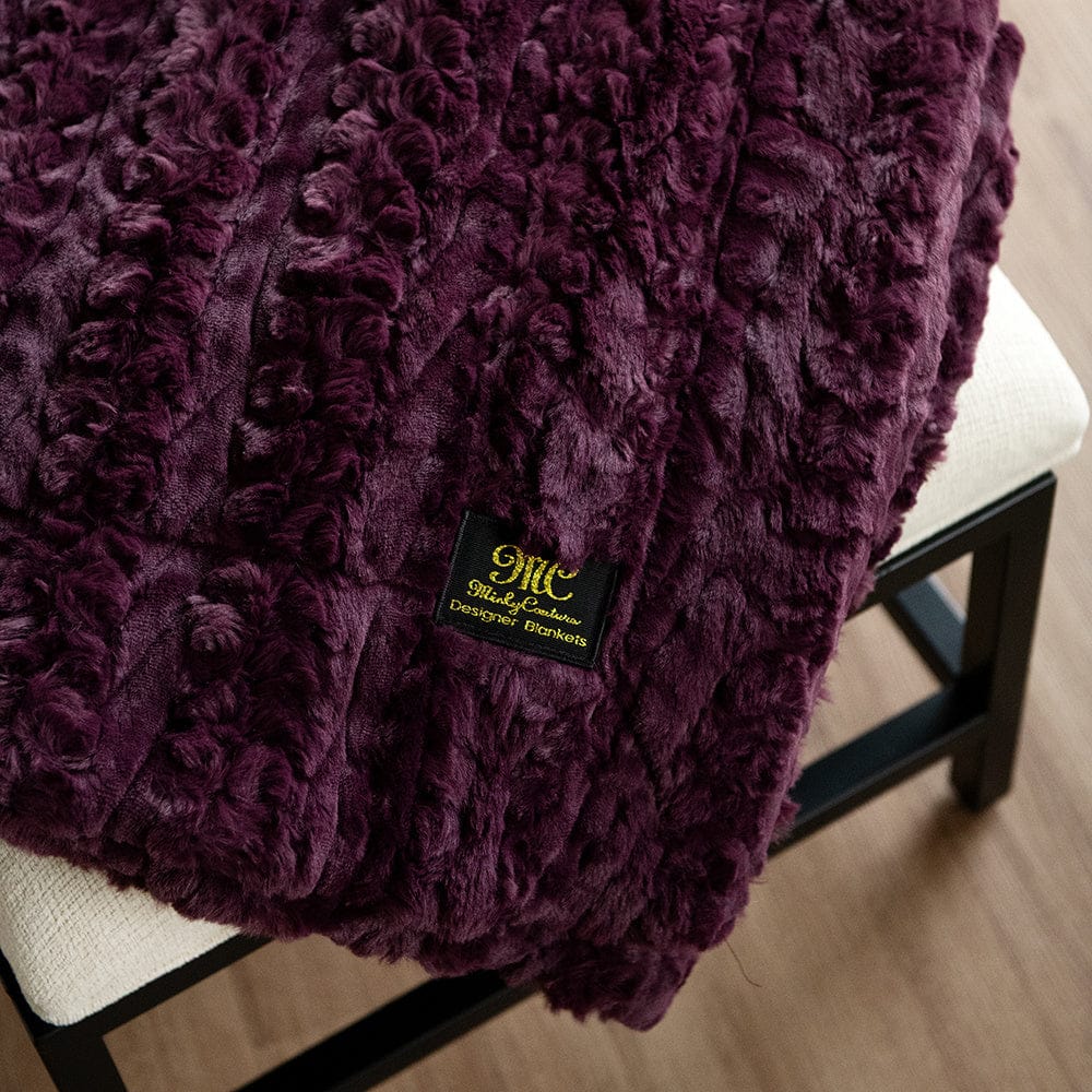 Glossy Ultra Sorbet Plum Blanket - Image 6